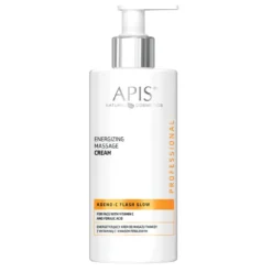 APIS ADENO-C Flash Glow Energetyzujący krem do masażu twarzy z witaminą C i kwasem ferulowym 300ml