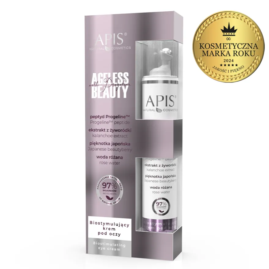 APIS Ageless Beauty With Progeline Biostymulujący krem pod oczy z progeliną 10ml