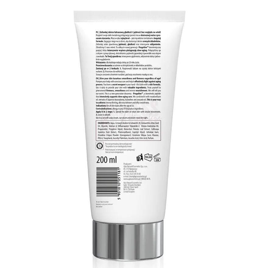 APIS Ageless Beauty With Progeline Ujędrniający balsam do ciała z progeliną 200ml