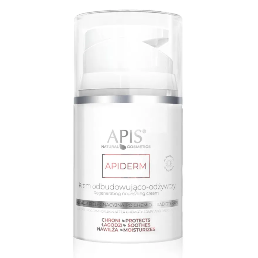 APIS Apiderm krem odbudowująco-odżywczy do twarzy na dzień 50ml