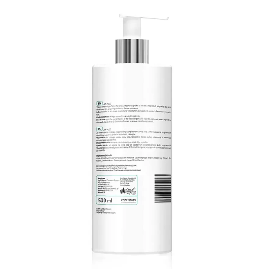 APIS Api-Podo żel zmiękczający do stóp z mocznikiem 30% 500ml