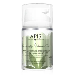 APIS Cannabis Home Care krem łagodząco-regenerujący na bazie oleju konopnego 50ml
