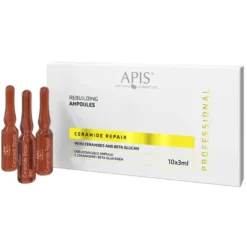 APIS CERAMIDE REPAIR Odbudowujące ampułki z ceramidami i beta glukanem 10x3ml