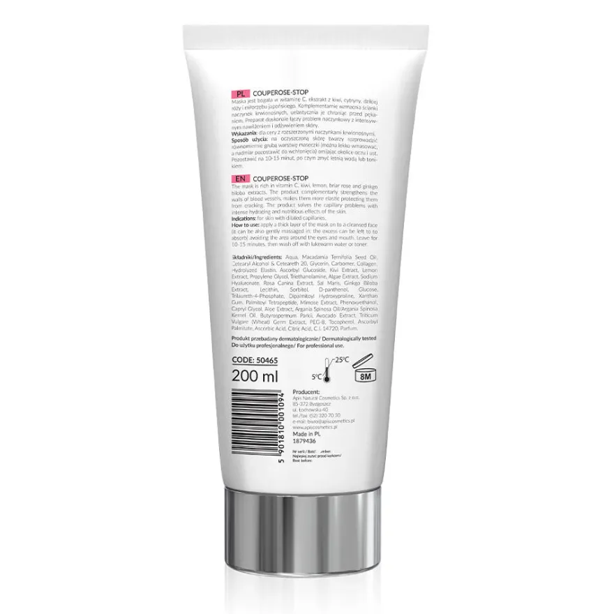 APIS Couperose-Stop maska dla cery naczynkowej 200ml