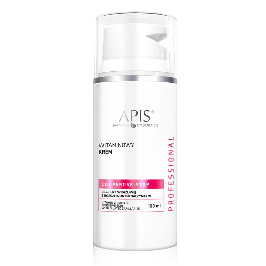 APIS Couperose-Stop witaminowy krem do cery wrażliwej z rozszerzonymi naczynkami 100ml