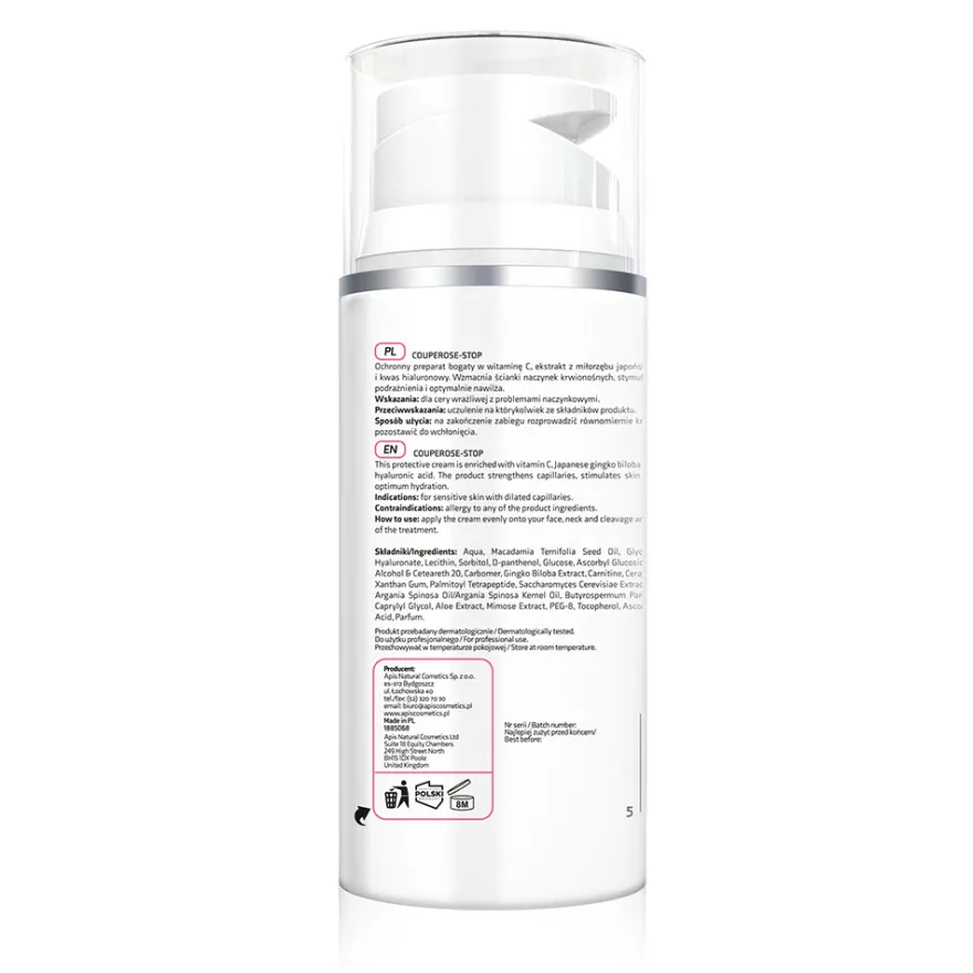 APIS Couperose-Stop witaminowy krem do cery wrażliwej z rozszerzonymi naczynkami 100ml