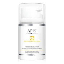 APIS Discolouration-Stop rozjaśniający krem redukujący przebarwienia na noc 50ml