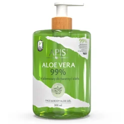 APIS Natural Aloe Vera żel aloesowy do twarzy i ciała 300ml