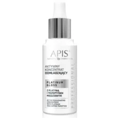 APIS Platinum Gloss - Aktywny koncentrat odmładzający z platyną i tripeptydem miedziowym 30ml