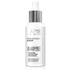 APIS Platinum Gloss - Odmładzający eliksir z platyną i tripeptydem miedziowym 30ml