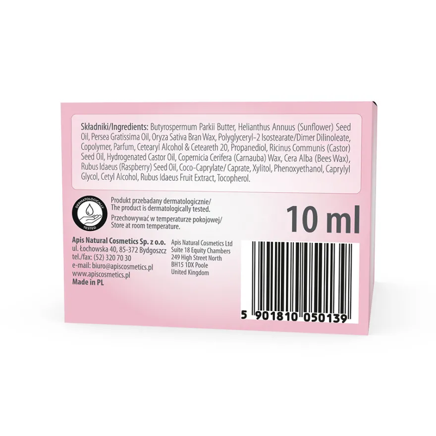 APIS RASPBERRY LIPS Nawilżający balsam do ust 10ml