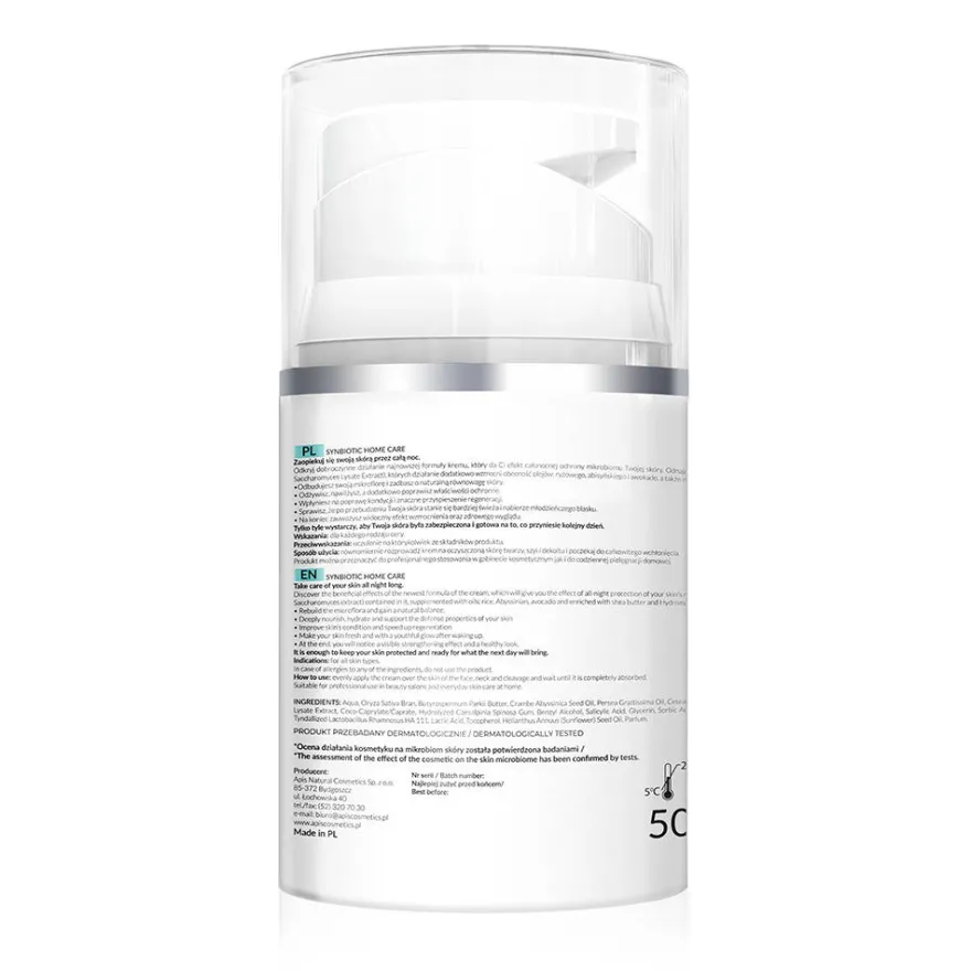 APIS Synbiotic Home Care krem z probiotykami i prebiotykami na noc 50ml