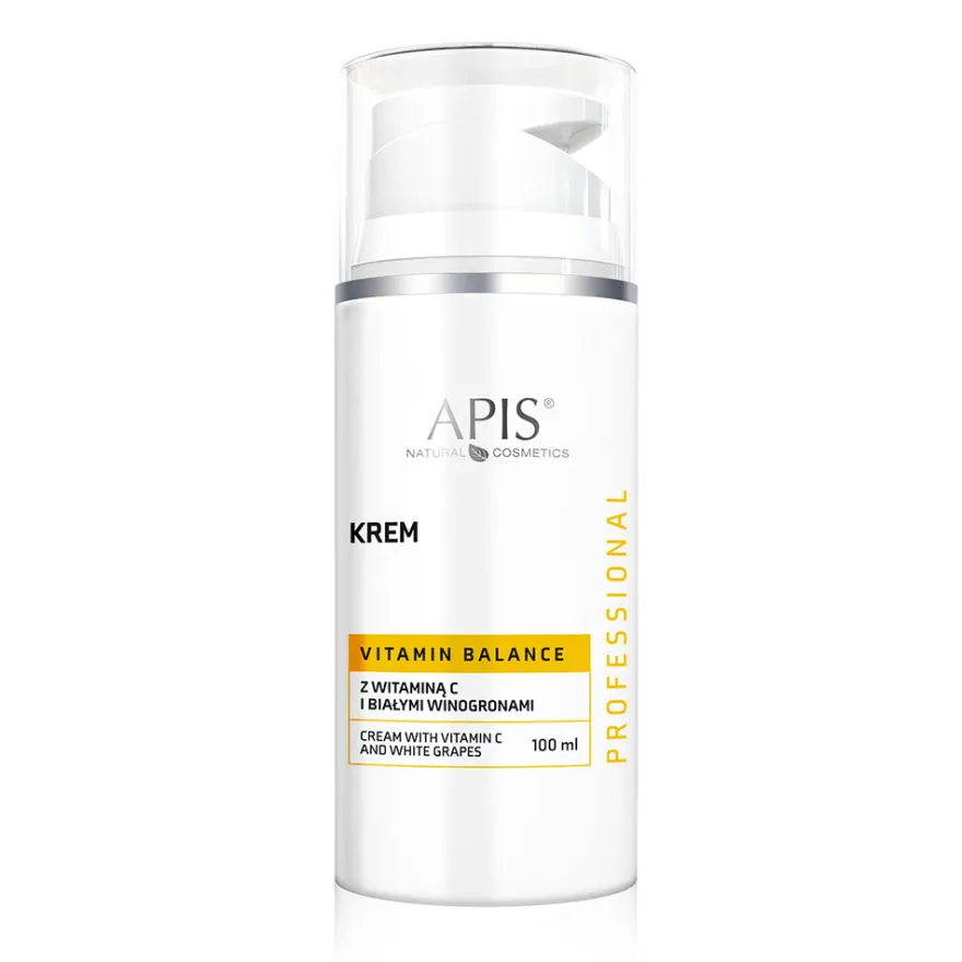 APIS Vitamin Balance krem z witaminą C i białymi winogronami 100ml