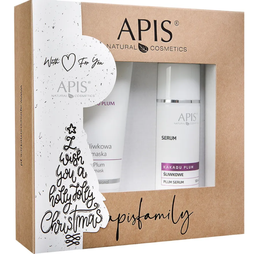 APIS Zestaw Świąteczny Kakadu plum maska + serum śliwkowe