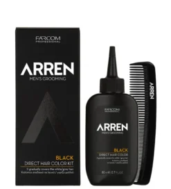 ARREN Direct Hair Color Kit Black zestaw do farbowania włosów (czarny)
