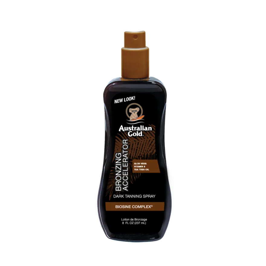 AUSTRALIAN GOLD Accelerator Spray With Bronzing żelowy przyspieszacz opalania z bronzeremi 237ml