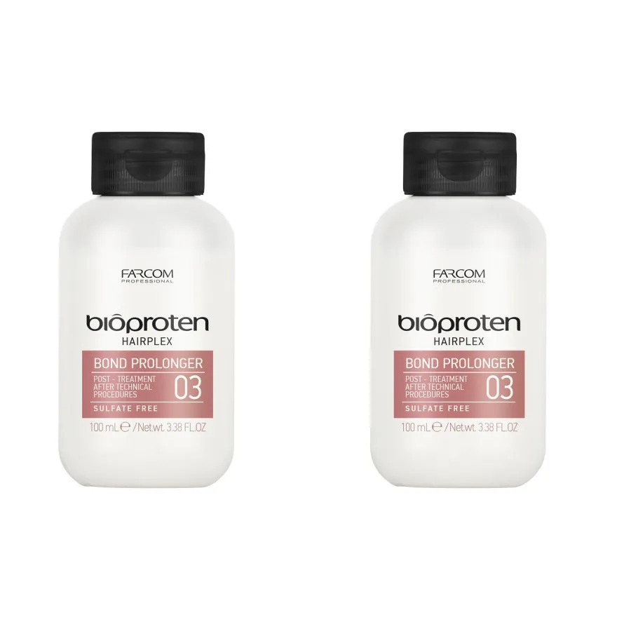 BIOPROTEN Hairplex Bond Prolonger 03 regenerująca kuracja do włosów 100ml - 2szt.