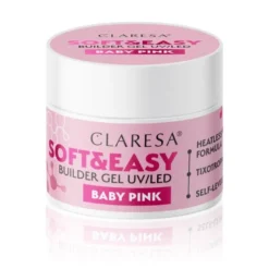 CLARESA Żel budujący soft&easy gel baby pink 12g