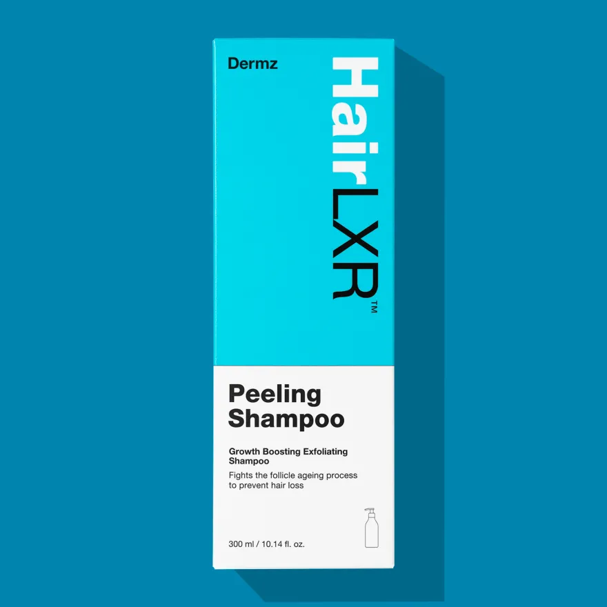 DERMZ HairLXR szampon peelingujący na porost włosów 300ml