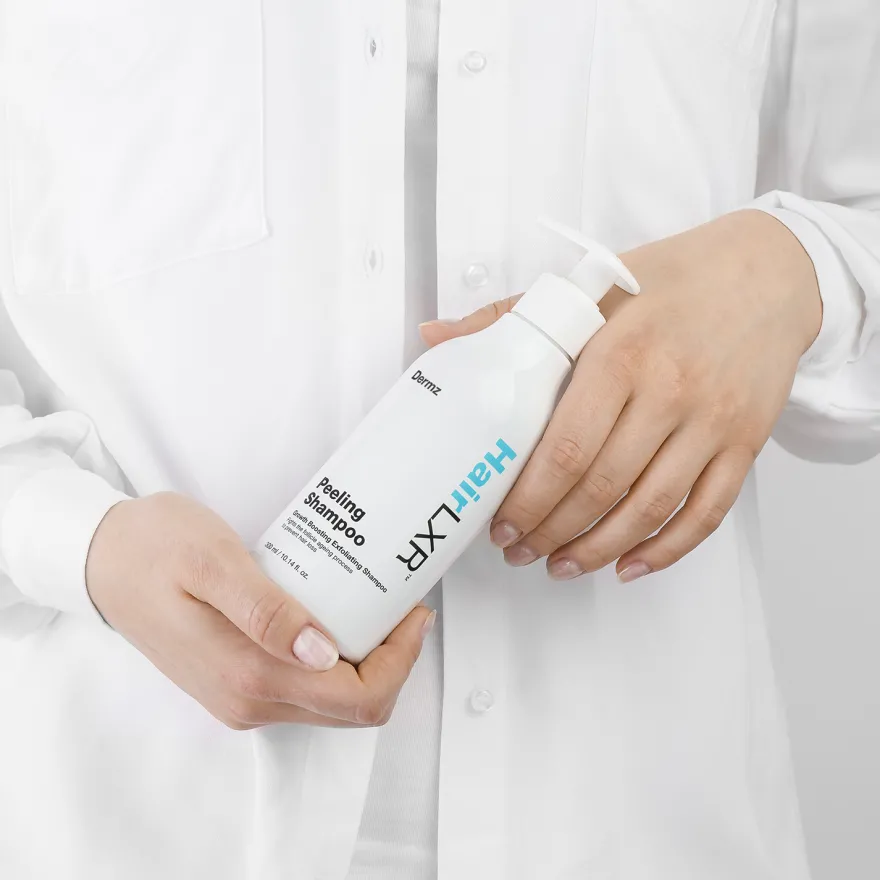DERMZ HairLXR szampon peelingujący na porost włosów 300ml