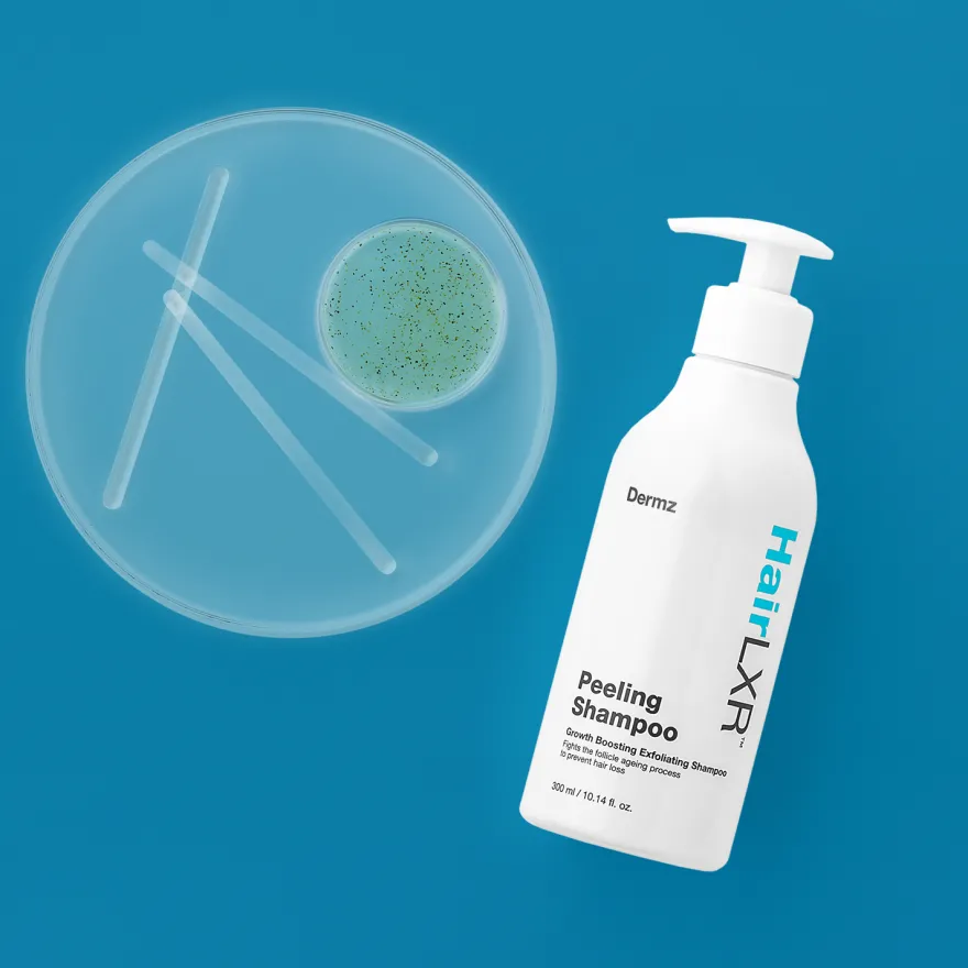 DERMZ HairLXR szampon peelingujący na porost włosów 300ml