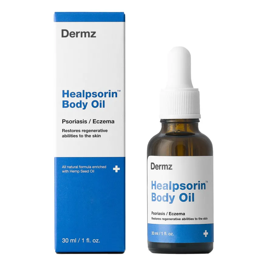 DERMZ Healpsorin olejek konopny do ciała na łuszczycę i AZS 30ml