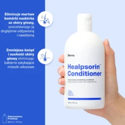 DERMZ Healpsorin regenerująca odżywka do włosów i skóry głowy 500ml
