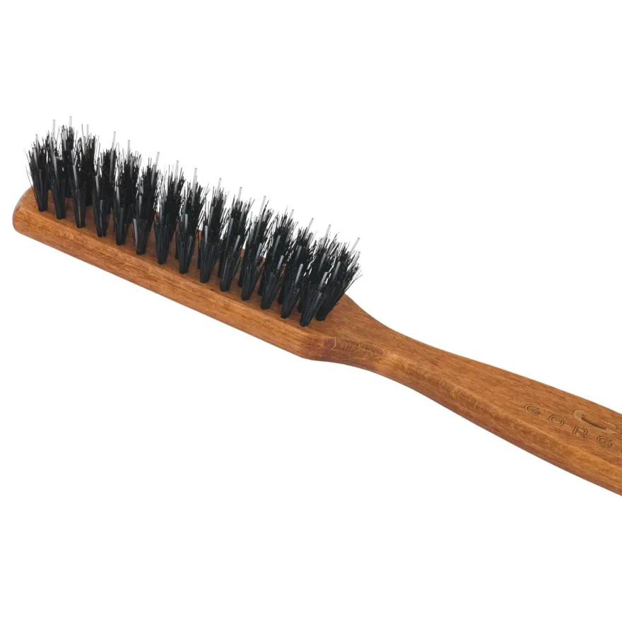 GORGOL szczotka / rozczesywacz z włosiem dzika - ciemna 06 12 242