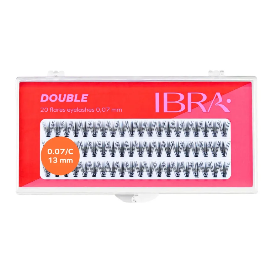 IBRA Double Knot-Free 0.07-C-13mm kępki rzęs