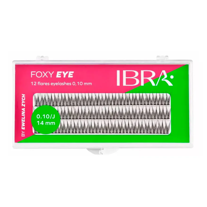 IBRA Foxy Eyes by Ewelina Zych Sztuczne rzęsy kępki J0. 10 14mm