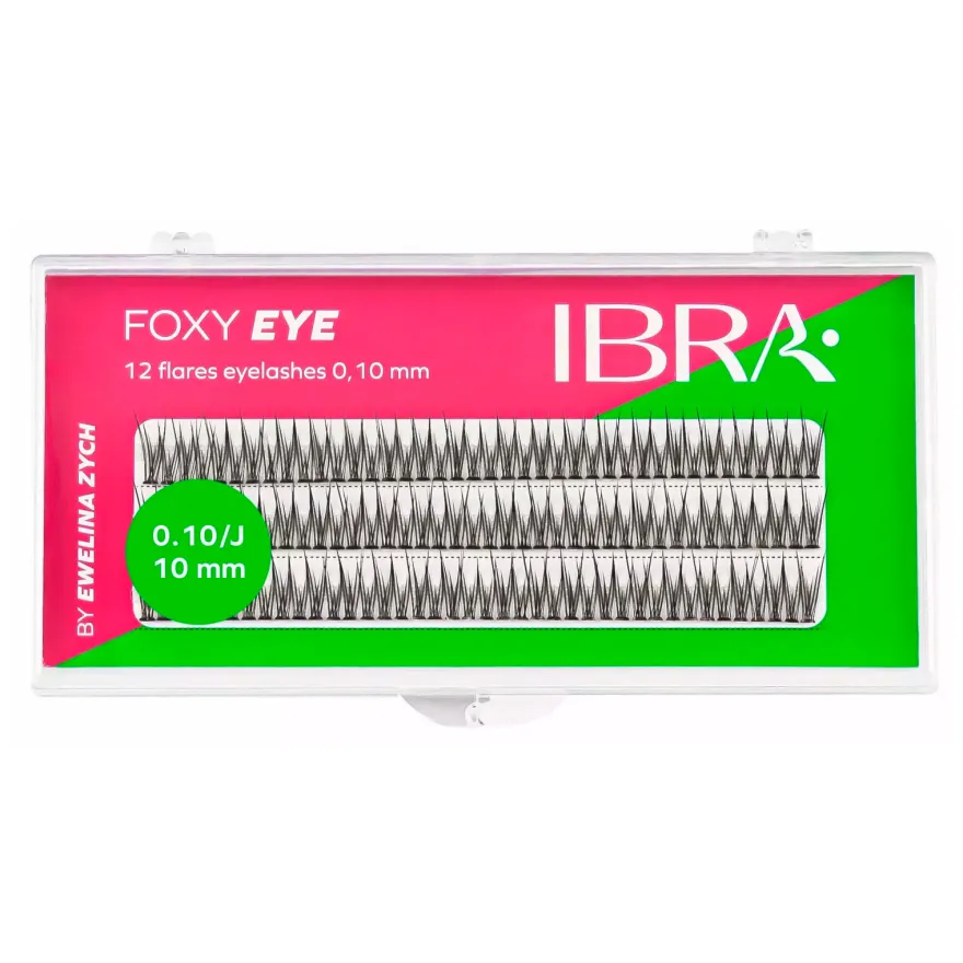 IBRA Foxy Eyes by Ewelina Zych Sztuczne rzęsy kępki J0. 10 10mm