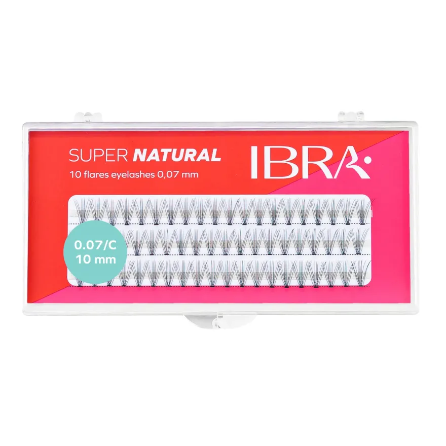 IBRA Super Natural Knot-Free 0.07-C-10mm kępki rzęs