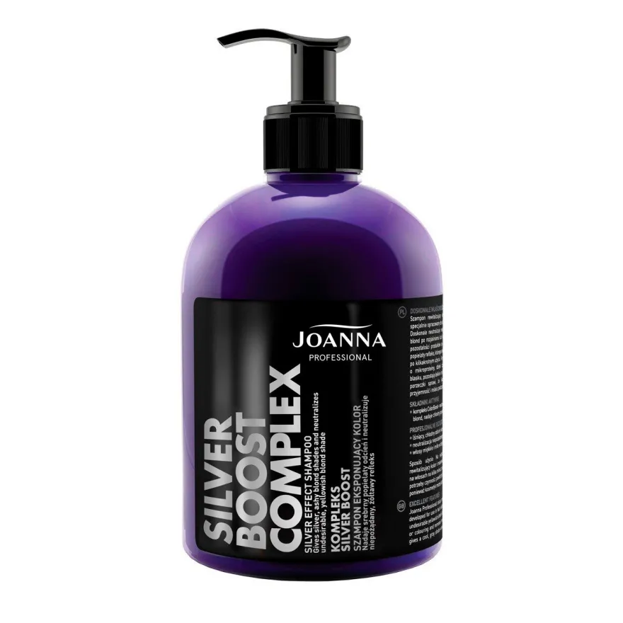 JOANNA PROFESSIONAL Silver Boost Complex szampon do włosów farbowanych 500ml