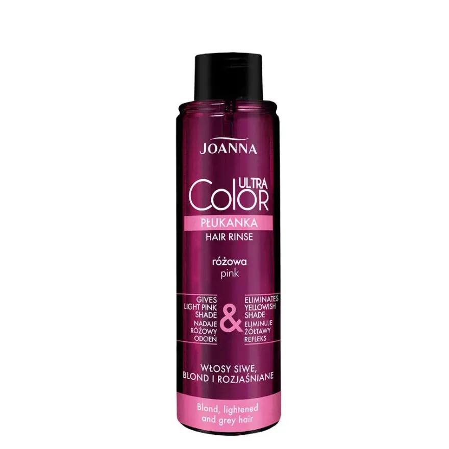 JOANNA PROFESSIONAL Ultra Color płukanka do włosów różowa 150ml