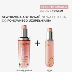 KERASTASE Chroma Absolu Rozświetlający olejek do włosów koloryzowanych - wkład uzupełniający 75ml