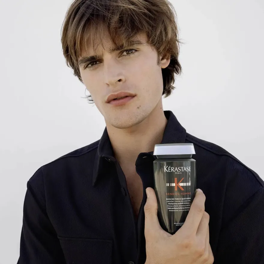KERASTASE Genesis Homme oczyszczająco-wzmacniająca kąpiel do włosów osłabionych i wypadających 250ml