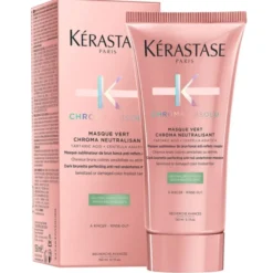KERASTASE Kérastase Chroma Absolu Masque Vert Neutralisant maska do ciemnych włosów neutralizująca czerwone odcienie 150ml