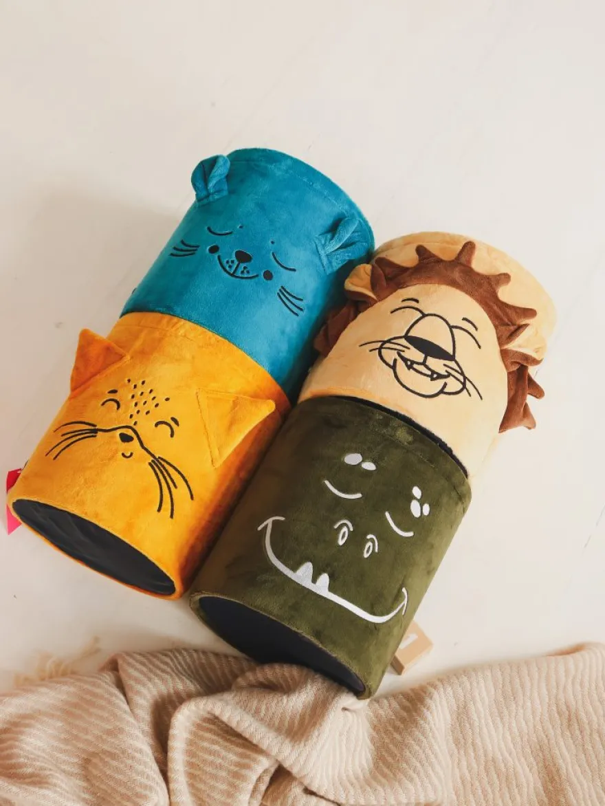 Kosz na zabawki mini Zielony Dinozaur