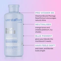 LEE STAFFORD Bleach Blondes Ice White Toning szampon do włosów 250ml