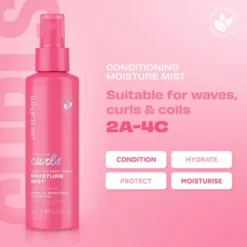 LEE STAFFORD For The Love Of Curls Leave In Conditioning Moisture Mist mgiełka do włosów kręconych 150ml
