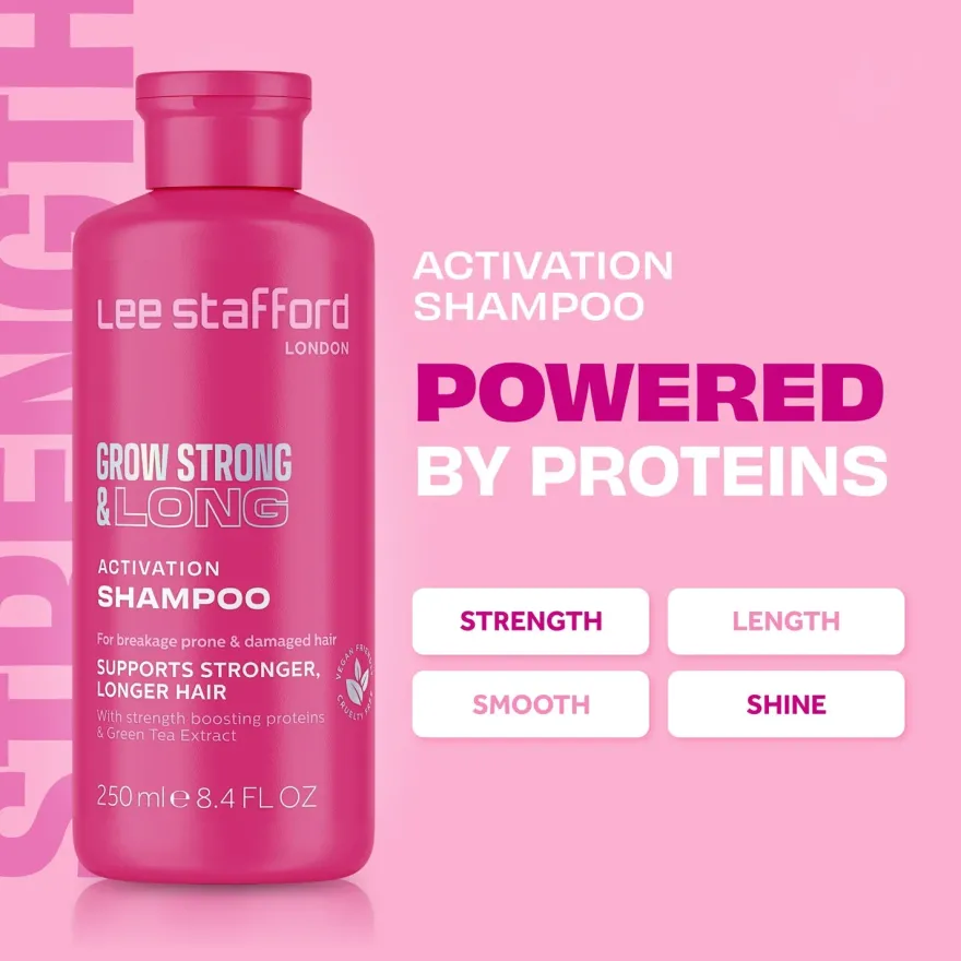 LEE STAFFORD Grow Strong & Long Activation szampon do włosów 250ml