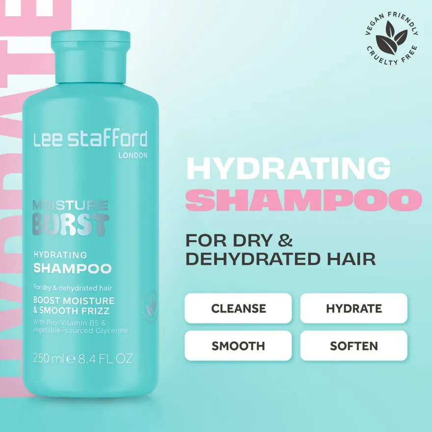 LEE STAFFORD Moisture Burst Hydrating Shampoo szampon nawilżający do włosów 250ml