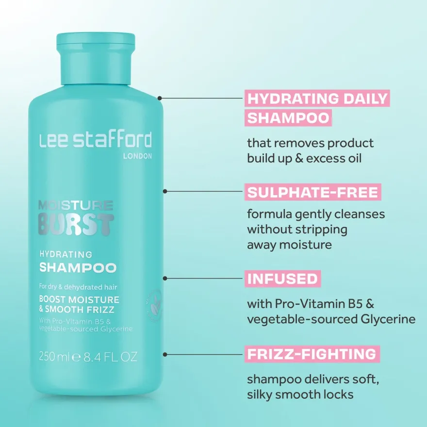 LEE STAFFORD Moisture Burst Hydrating Shampoo szampon nawilżający do włosów 250ml