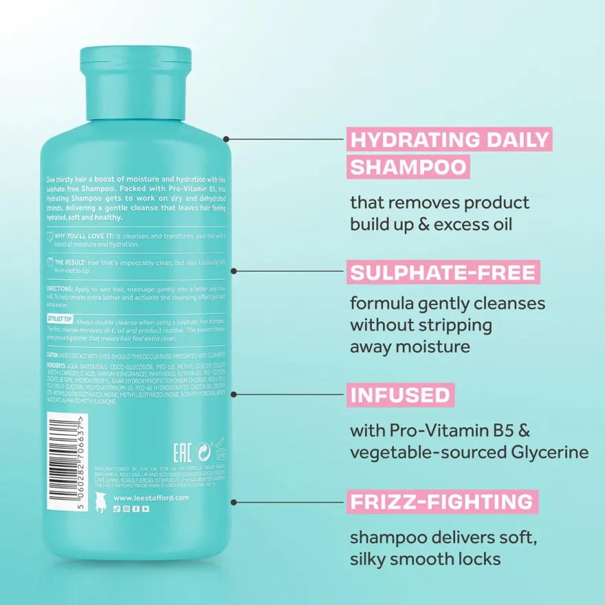 LEE STAFFORD Moisture Burst Hydrating Shampoo szampon nawilżający do włosów 250ml