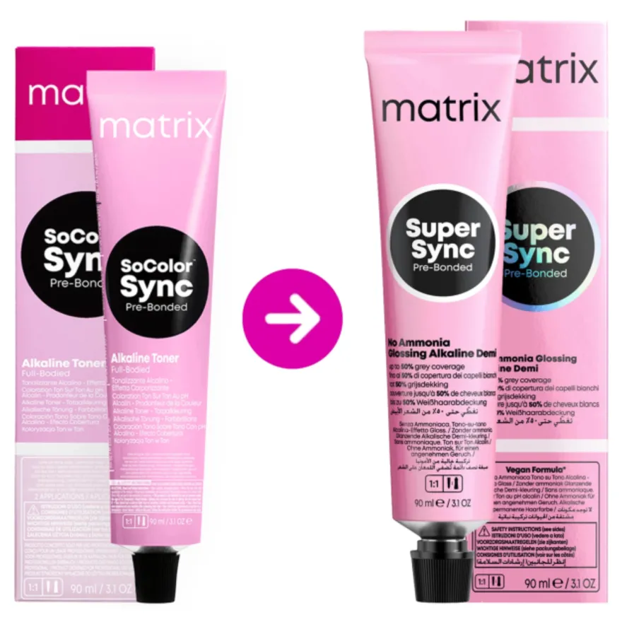 MATRIX SoColor Sync Pre-Bonded 90ml - wybierz kolor