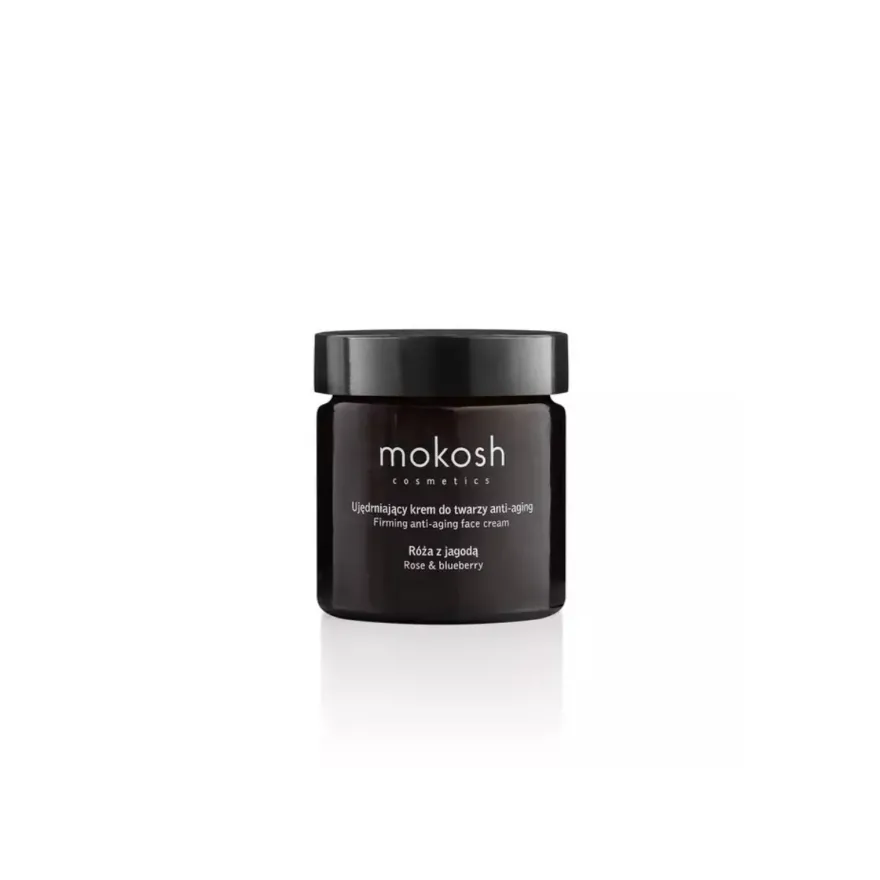 MOKOSH Ujędrniający krem do twarzy anti-aging Róża z Jagodą 15ml