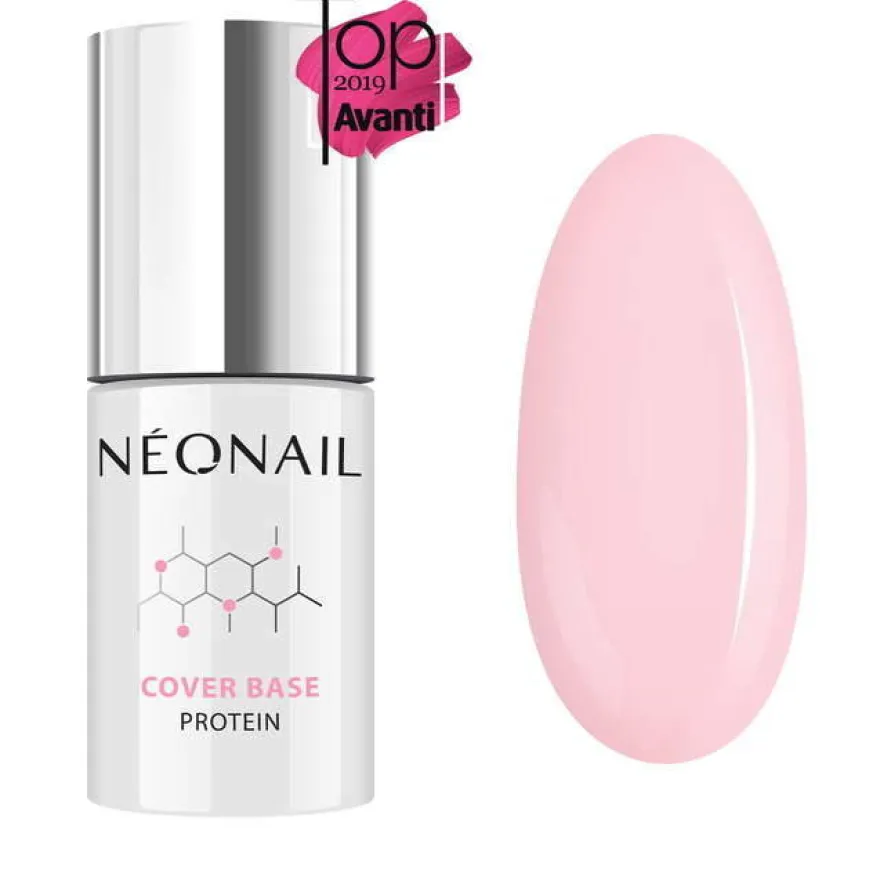 NEONAIL Baza hybrydowa Cover Base Protein Nude Rose 7,2 ml