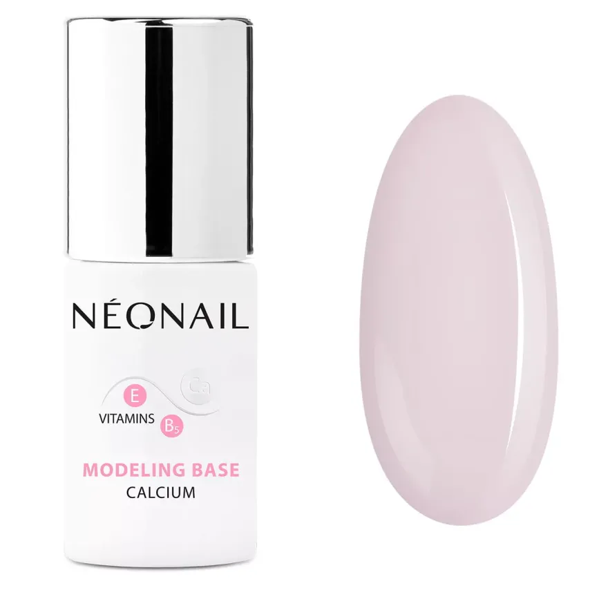 NEONAIL Modeling Base Calcium baza hybrydowa 8624-7 Basic Pink 7.2ml