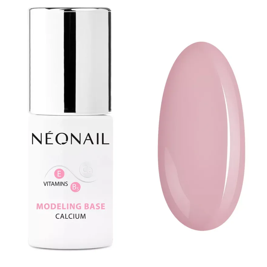 NEONAIL Modeling Base Calcium baza hybrydowa 8621-7 Neutral Pink 7.2ml