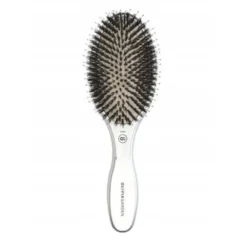OLIVIA GARDEN Care Oval Boar&nylon Bristles Silver szczotka do włosów